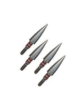 100 125 150 200 Grain Stainless Steel Archery Field Points For Recurve, Compound Bow, And Crossbow Screw In Arrow Tips