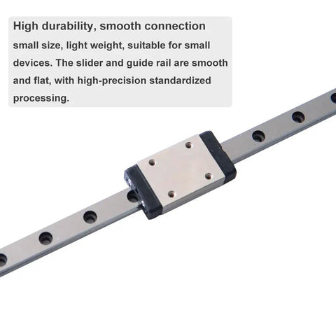 MGN7 100mm Length Miniature Linear Sliding Guide Rail With 1PCS MGN7H Stainless Steel Carriage Block For DIY Upgrades