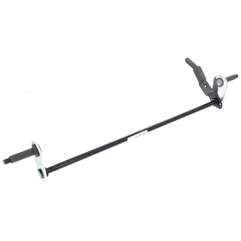 7 Inch Front Axle Assembly OEM Replacement 611 04143B compatible with MTD lawn tractors displayed horizontally against white background