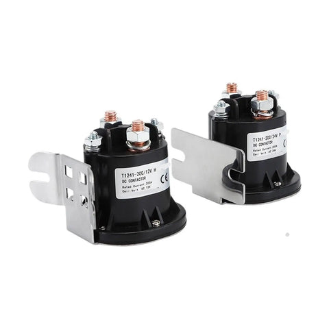 Heavy Duty 12V 24V 48V 200A Electric Stacker Forklift Tail Plate Switch for High Voltage Motor Control close-up view.