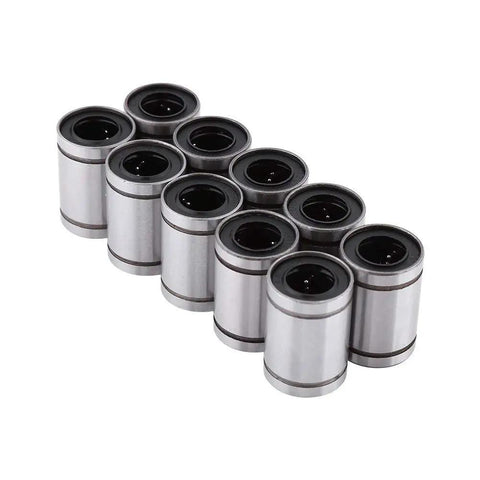 Kick Your Cnc Builds Up With These Heavy Duty Linear Motion Ball Bearings Featuring Double Sealed Steel Housings And Precise 12Mm Slides For Flawless 3D Printer Operations That Run Clean pack of 10 steel bearings