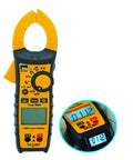 Job Site Ready Pro Grade TightSight 61-747 Digital Clamp Meter For 400 Amp 600 Volt Range with dual displays and clamp open