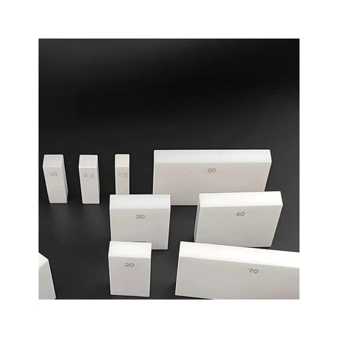 47 Piece Ceramic Rectangular Gauge Block Set Grade 0 Precision Calibration Tools For Micrometers And Calipers No Nonsense Shop Ready Gear For Routers And Table Saw Setup, 10 to 70 mm sizes shown.