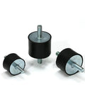 Heavy Duty Metric Male To Male Rubber Shock Absorber Rock Solid Crash Pad Damper Bobbin Mount Isolator in three sizes.