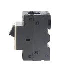 Heavy Duty Three Pole Thermal Magnetic Circuit Breaker Rated 0.25 To 0.4 Amps side view showing compact design and mounting features.