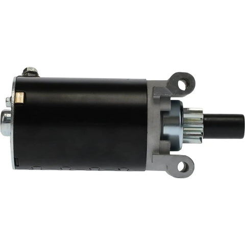 Side view of Beefed Up Heavy Duty Starter Motor With Upgraded Gear For Kohler Cub Cadet And New Holland Lawn Mowers Compatible With 32 098 08 S 32 098 03 S