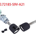Durable Ignition Lock Cylinder For Honda Pilot EX L Sport 2004 2007 With Keys, Solid Brass Core, beefy alloy shell, keys visible