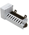 Complete Icemaker Assembly Replacement For Freezer Refrigerator W10277450 compatible with Whirlpool models, side view