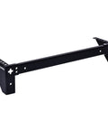2U Vertical Wall Mount Rack Beefy Heavy Duty 125lbs Capacity Bracket For Server And Network Gear, side view