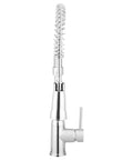 RV Kitchen Faucet With Pull Down Sprayer And High Arc Swivel Spout, Spring Loaded, Chrome Finish, 22-inch Tall