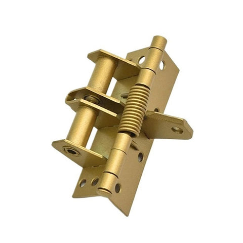 Rotating Concealed Hinges For Doors And Cabinets Self Aligning Spring Hinge Metal Hardware with Gold Finish
