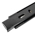 Heavy Duty Black 27mm Ball Bearing Drawer Slide Zinc Plated, 2 Fold Telescopic Kitchen Cabinet Drawer Slide For Heavy Loads close-up