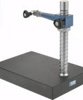 Granite Comparator Stand With 12 Inch By 8 Inch Base And 10 Inch Steel Post Rock Solid Support With Adjustable Articulated Arm Mount