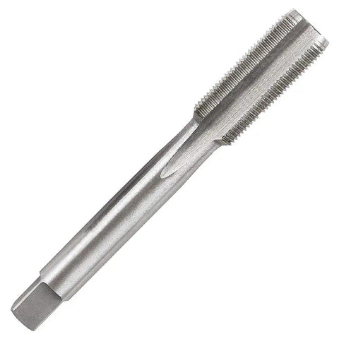 Top Tier Metric Tap And Die Set M32x1mm High Speed Steel Tapping Tools For Heavy Metal Machining Built To Last With Straight Flutes For Easy Chip Removal And Smooth Threads Without Any Clogging Or Damage. M32x1mm HSS tap with straight flutes