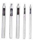 Heavy Duty Leather Belt Hole Punch Tool Set For DIY Projects And Falconry Crafts, multi-layer punch tips in various sizes