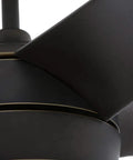 Close-up of oil-rubbed bronze blades on Refurbished Ceiling Light Fixture With LED High Efficiency Design, Certified Like New