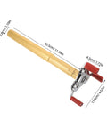 Slick Aluminum Smoke Sensor Removal Tool For Ceilings Universal Fire Alarm Disassembly Grip with durable cast metal jaws.