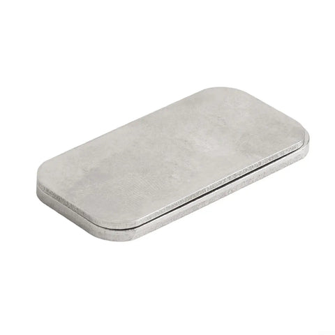 Premium Magnetic Cabinet Door Catch Silver Set For Secure Drawer Closures, 4x2cm stainless steel component for quiet use.