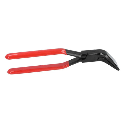 45-degree jaw from Three Piece Pro Grade Heavy Duty Metal Bending Pliers Set With Jaws Straight 45 And 90 Degree Hand Seamers Tool