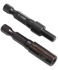 Built Tough Heavy Duty M6 M8 M10 Hanger Bolt And Threaded Insert Driver Set with Quarter Inch Hex Shank, Chrome Molybdenum Steel