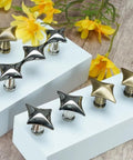 Spruce Up Your Day To Day Kitchen Cabinets Or Lazy Sunday Bathroom Vanities With These Clean Star Design Drawer Pulls In Crisp Silver Finishing that includes modern star knobs.