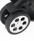 Close-up of premium replacement wheels for luggage, featuring 360 swivel design, durable rubber and metal materials. Upgrade Your Beaten Up Luggage With These Premium Replacement Wheels And Universal Swivel Casters For Suitcases Straight Up Smooth Rolling Travel Bag Fix No Sweat DIY.