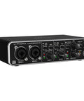 2 By 4 USB Audio Interface With Midas Mic Preamps, 24 Bit 192 kHz, MIDI In Out, Great For Recording Vocals and Instruments