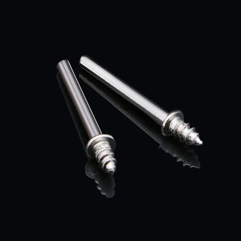 Cool 100 Piece Wool Felt Polishing Buffing Pads With 13mm Shank Plus Extra Grip For Grinding Wheels Step Drill Bits And Jewelry Refining Jobs, silver polishing pins on black background.