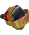 Palm Nailer Pneumatic Tool With Magnetic Nail Guide, Soft Rubber Palm Pad, Leather Grip, And Lightweight Design