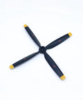 Replacement Landing Gear Propeller Fairing RC Parts Kit For WLtoys XK A280 RC Airplane Glider, black propellers top view