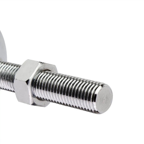 Beefy 4 Pack Heavy Duty Leveling Feet M20 Thread With Nuts, Adjustable Furniture Levelers For Heavy Benches And Equipment, Supports Up To 1700kg, Rubber Anti Slip Base, 185mm Total Height, 100mm Base Diameter, 150mm Thread Length, M20 steel thread with nut