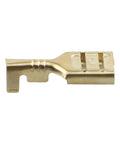 Top Tier 120 Piece Spade Connectors Kit With Heavy Gauge Male And Female Quick Disconnect Terminals In 2.8 4.8 Plus 6.3mm Sizes Perfect For Car Audio Wiring Projects Using Premium Tinned Copper Core For Zero Voltage Drop And Reliable High Current, gold spade terminal