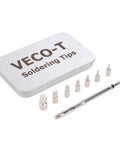 Pro Grade 3D Printing Heat Set Insert Kit With M2 Through M8 Threaded Inserts And Soldering Iron Tips, Fully Compatible With C245 Soldering Iron