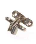 Concealed Cross Door Hinge Invisible Zinc Alloy Hidden Hinge For Cabinets And Boxes DIY Friendly Easy Install hardware