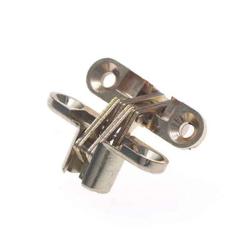 Concealed Cross Door Hinge Invisible Zinc Alloy Hidden Hinge For Cabinets And Boxes DIY Friendly Easy Install hardware