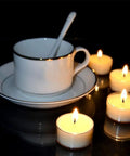 White Soy Wax Flakes For Candle Making 2 Pound Bulk 100 Percent Natural Soy Wax Premium Quality DIY Candles Clean Burn No Black Smoke Easy Melt Great For Beginners And Pros, white tea lights and cup set.