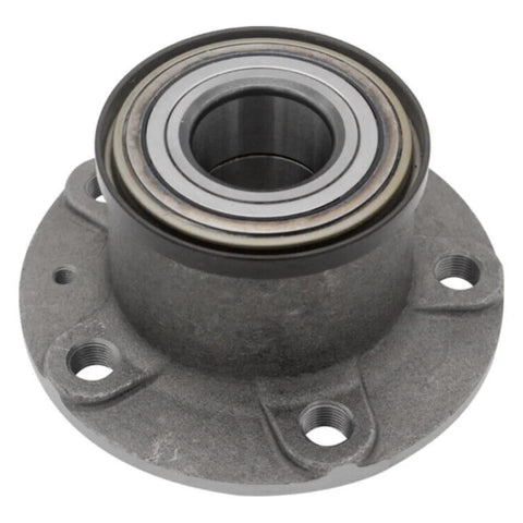 Front view of Wheel Hub And Bearing Assembly For ProMaster 1500 2500 3500 2014-2020 Rear Left And Right Polished And Protected Beefed-Up Heavy-Duty Quality Replacement Kit For Ram.