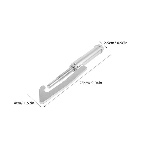 Heavy Duty Spare Tire Mounting Hook For SUVs And Trucks, Spare Wheel Carrier Hook with dimensions, metal construction