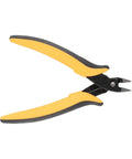 Get The Job Done Right With These Durable Spring Action Diagonal Cutting Pliers, 128mm with ergonomic yellow handles for comfort.