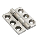 Stainless Steel Damping Silent Cabinet Hinge for Industrial Cabinets, thickened load bearing design, close-up view