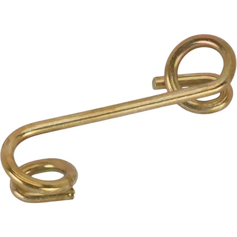 Quick Install Quarter Turn Stepped Spring Kit, Tough Zinc Plated Steel Body Panel Fasteners With Hella Secure Grip, Universal 1-3/8 Inch Chassis Mounting Hardware Set of Ten, close-up of zinc plated spring fastener.