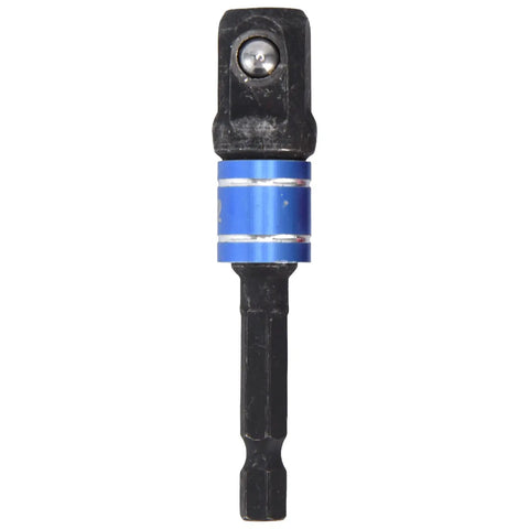 Premium Hex Shank To Square Head Socket Adapter Kit, Chrome Vanadium Steel Set, Perfect For Your Power Pneumatic Tools, The Ultimate Toolbox Upgrade To Get Every Job Done Smooth And Fast Today. 1/2-inch adapter