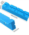 Magnetic Bench Vise Jaw Pads 2 Pack With Multi Groove Grips Vise Holder Protectors For Milling And Cutter Bench Vise