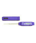 KM400AP Allergen Digital Pocket Thermometer with Purple Color Coding, bimetal probe, NSF certified, shown in two parts