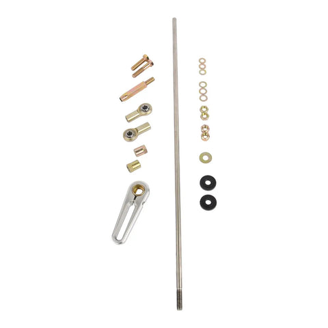 21 Inch Adjustable Transmission Column Shift Linkage Replacement For GM Chevy Vehicles ACA-1800 CB5010 Easy Install Beefed Up Durable Alloy Build For Precise Smooth Gear Shifts And Reliable Performance, stainless steel rod and hardware