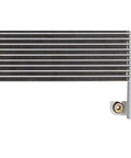 High-Performance Transmission Oil Cooler For Nissan NV1500 NV2500 NV3500 2012-2018 4.0L And 5.6L Engine Keep It Running Smooth And Cool Without No Trouble. silver aluminum transmission oil cooler with finned core and side fitting
