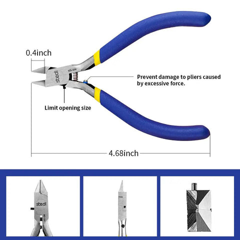 Pro Grade Ultra Thin 4.7 Inch Nipper With Single Edge Blade And Blade Case For Gundam Plastic Model Repair And Detailing Cuts