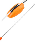 74 Inch Flexible Pallet Strap Feeder for Half to Three Quarter Inch Poly Strapping, ergonomic handle, orange color