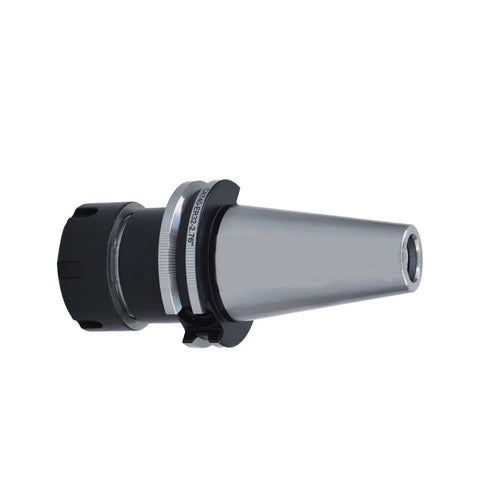 CNC CAT40 ER32 70mm Collet Chuck Tool Holder for Milling Lathe and Engraving Machines, side view with quick load grip