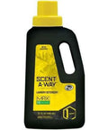Fresh Earth Scent Eliminator Laundry Detergent For Hunting Gear Scent-A-Way Max 32 oz black and yellow bottle with cap